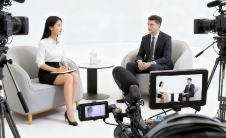 4. 企業直播訪談：專業呈現・實時互動